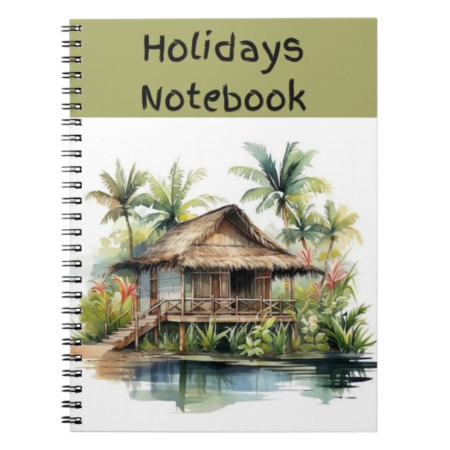 Tropical Holidays Notebook (Front)