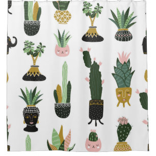 Tropical House Plants Illustration