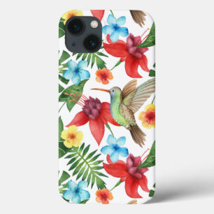 Tropical Hummingbird iPhone 13 Case