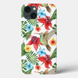 Tropical Hummingbird iPhone 13 Case
