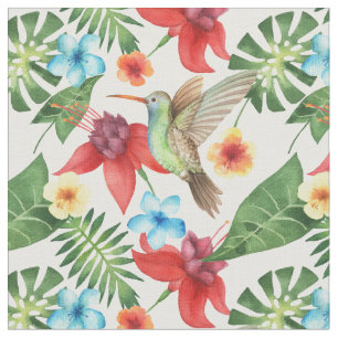 Tropical Hummingbird Fabric