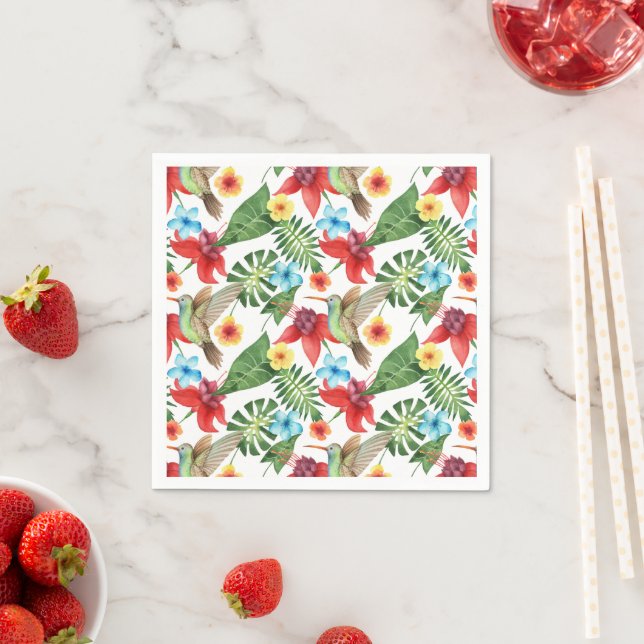 Tropical Hummingbird Napkin (Insitu)