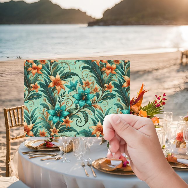 Tropical Iridescence Invitation Envelopes (Creator Uploaded)