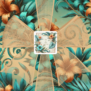 Tropical Iridescence  Square Sticker