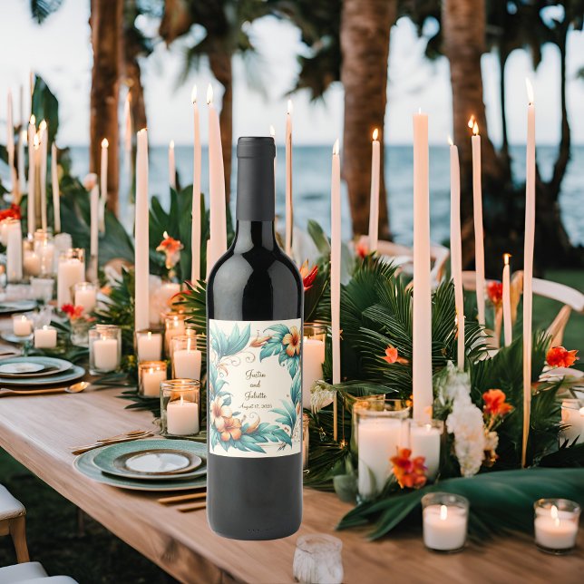 Tropical Iridescence  Wine Label (Creator Uploaded)