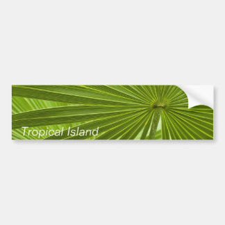 Tropical Island Bumper Sticker