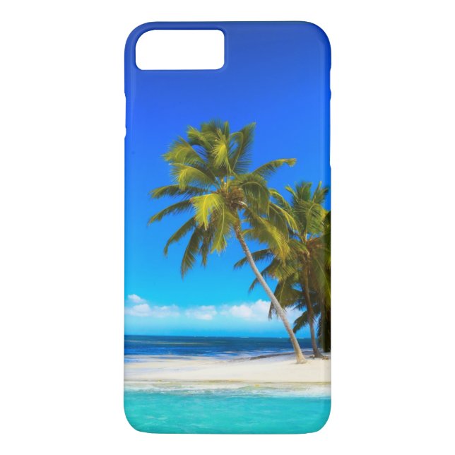 Tropical Island Case-Mate iPhone Case (Back)