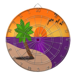 TROPICAL ISLAND DARTBOARD