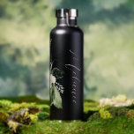 Tropical Island Greenery Floral Water Bottle<br><div class="desc">Elegant Tropical Island Floral and Greenery Arrangements,  personalized water bottle. Features,  template text line for name or short phrase.</div>