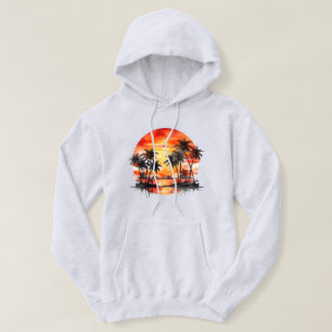 Tropical Island Hooded Sweatshirt