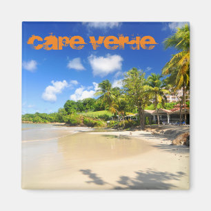 Tropical island in Cape Verde Magnet