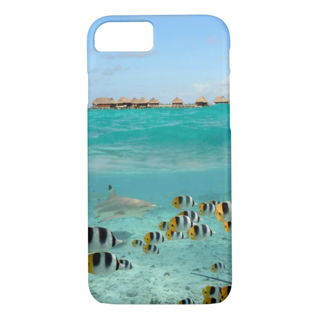 Tropical island iPhone 7 case (Back)