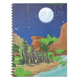 Tropical island notebook