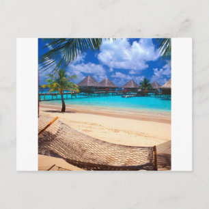 Tropical Island Of French Polynesia Postcard