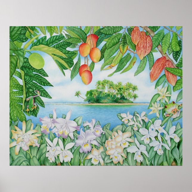 Tropical Island Poster (Front)