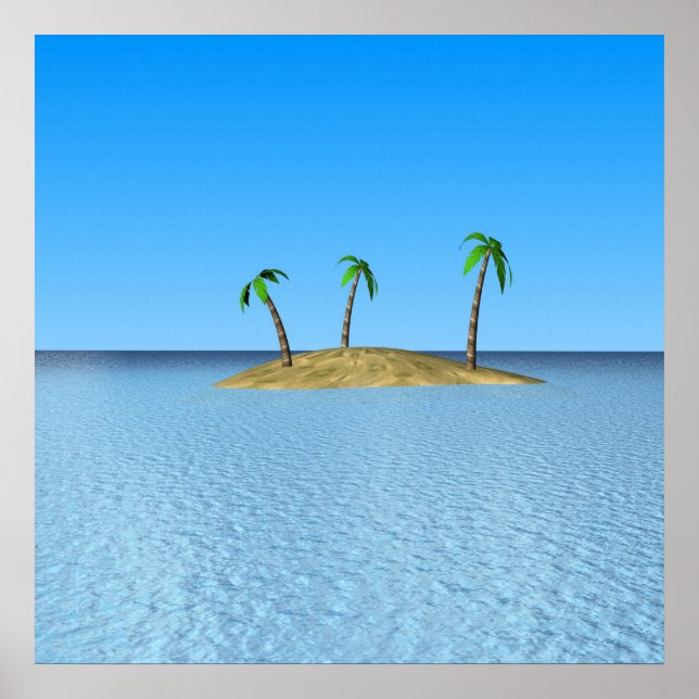 Tropical Island Poster (Front)
