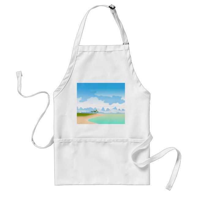 Tropical Island Standard Apron (Front)