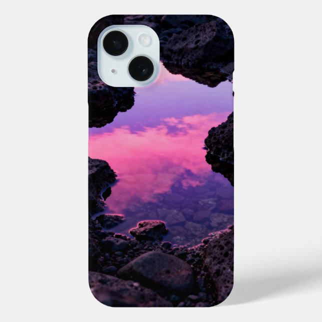 Tropical Island Sunset Landscape Case-Mate iPhone Case (Back)