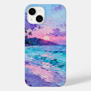 Tropical Island Sunset Landscape Case-Mate iPhone 14 Case