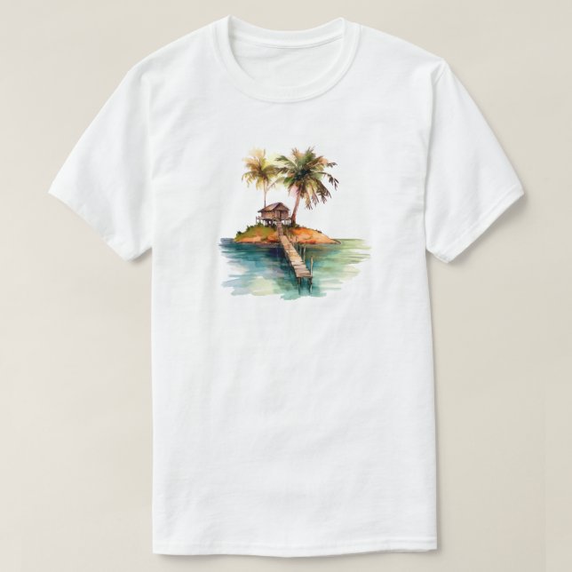Tropical Island T-Shirt (Design Front)