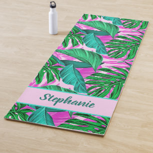 Tropical Island Vibes   Personalized Yoga Mat
