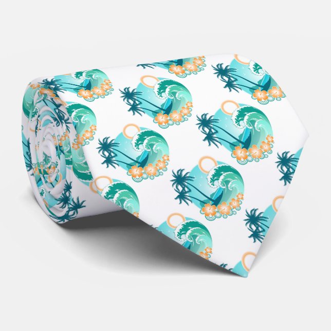 Tropical Islands 6 Tie (Rolled)