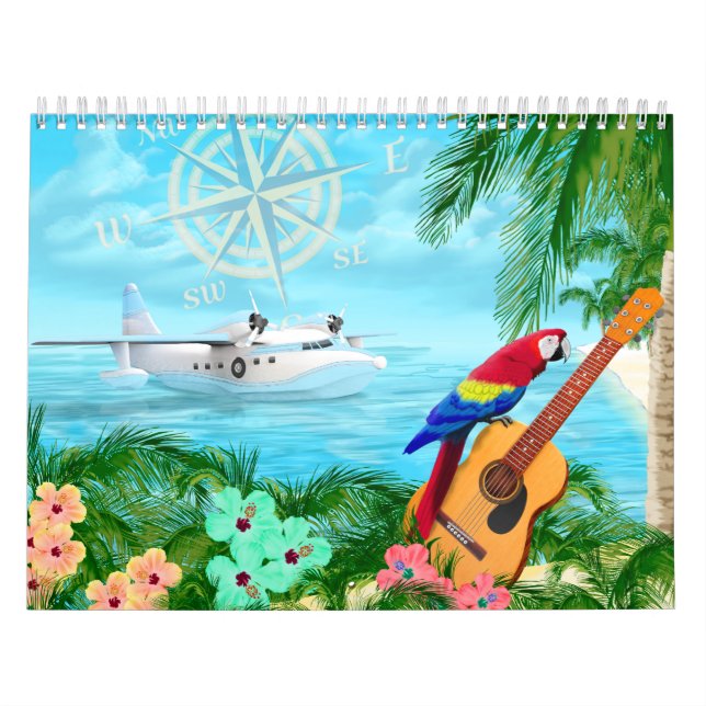 Tropical Islands Beach Calendar (Cover)