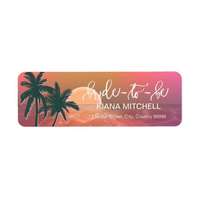 Tropical Isle Sunrise Mariée à être rose ID581 (Devant)