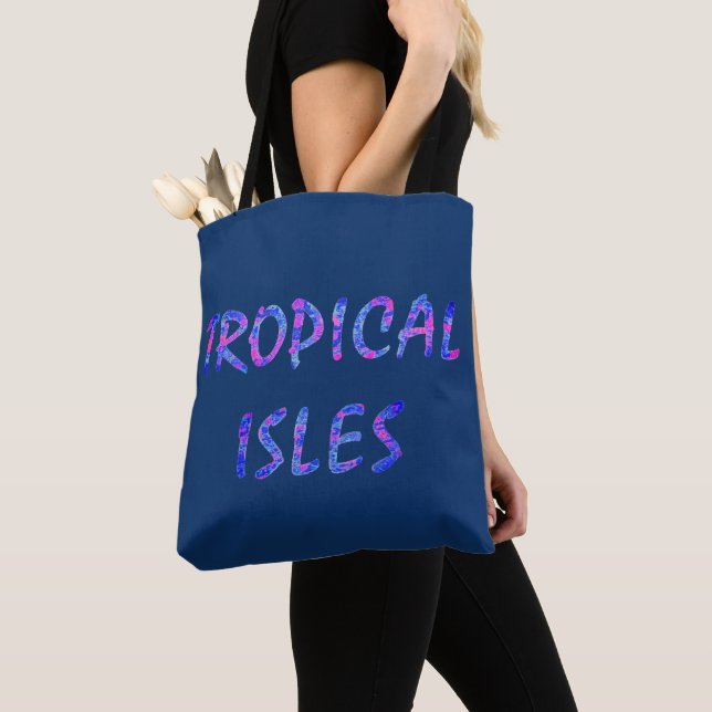 Tropical Isles Tote Bag (Close Up)