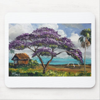 Tropical Jacaranda Mouse Pad