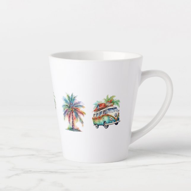 Tropical Joy Latte Mug (Right)