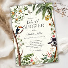 Tropical Jungle Animals Boy Baby Shower