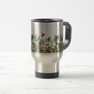 Tropical Jungle Faune et Flore Tasse de Voyage en