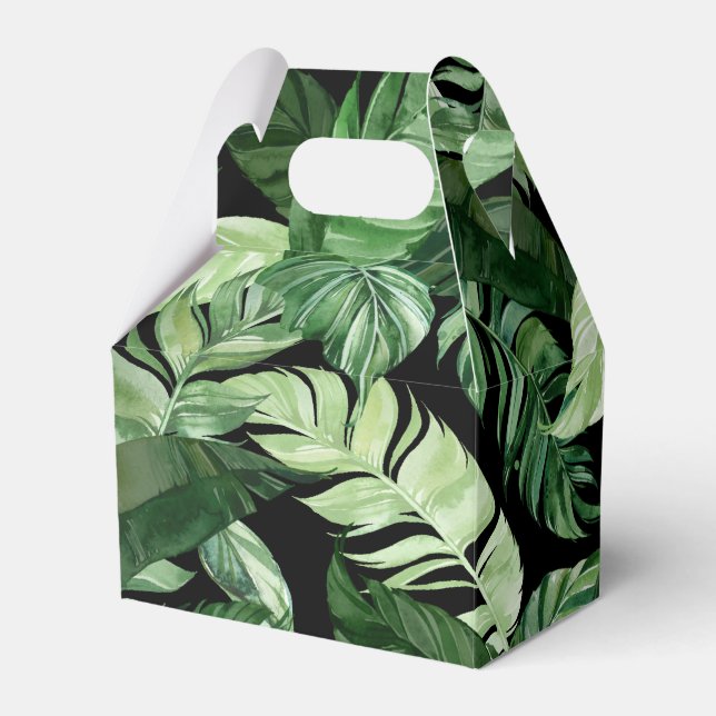 Tropical Jungle Favor Box (Front Side)