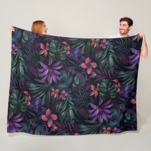 Tropical-Jungle Fleece Blanket