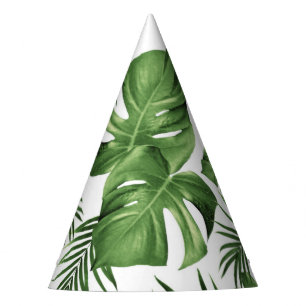 Tropical Jungle Leaves Pattern #12 (2020 Edition) Party Hat