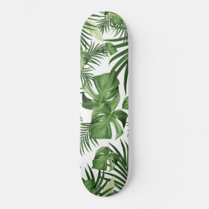 Tropical Jungle Leaves Pattern #12 (2020 Edition) Skateboard