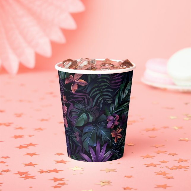Tropical Jungle  Paper Cups (Insitu)