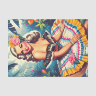 Tropical Jungle Pin-up Tissue Paper