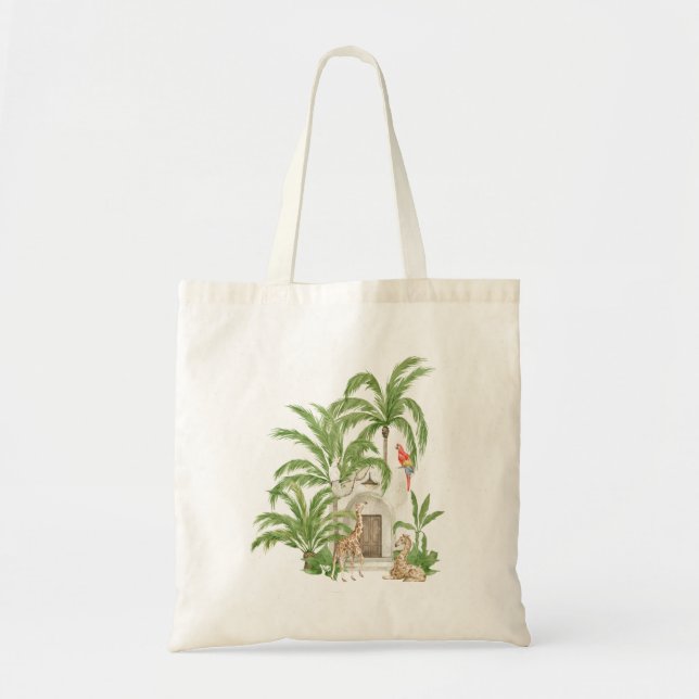 Tropical Jungle Tote Bag (Front)