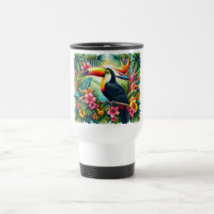 Tropical/Jungle Toucan bird Brazil Travel Mug