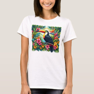 Tropical/Jungle Toucan bird T-Shirt