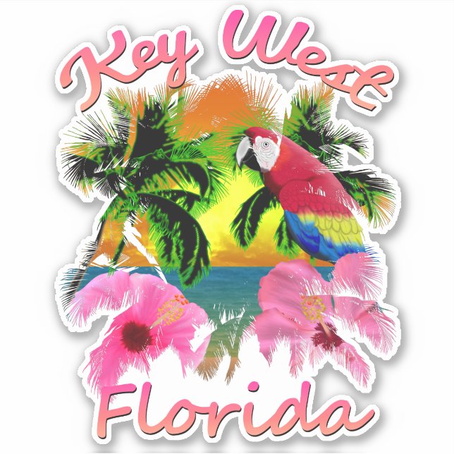 Tropical Key West Florida Keys (Front)