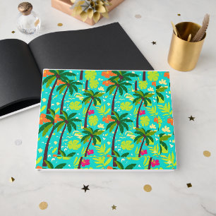 Tropical Kigai Palm Tree Aesthetic Summer Foliage  Guest Book