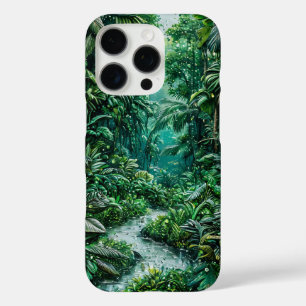 Tropical landscape iPhone 16 pro case