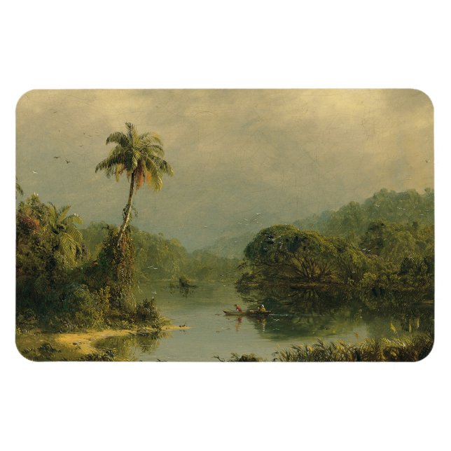 Tropical Landscape Frederic Edwin Church Magnet (Horizontal)