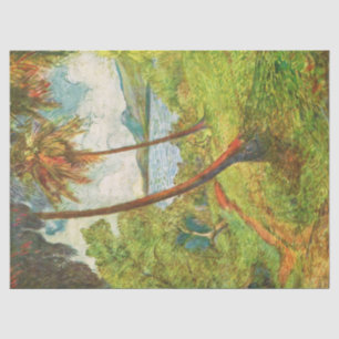 Tropical Landscape in Martinique (Charles Laval) Tissue Paper