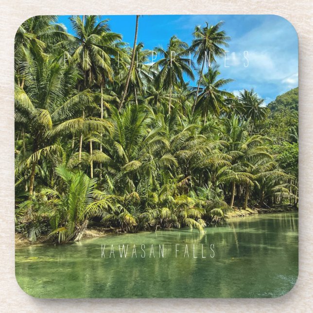 Tropical landscape, philippines, Kawasan falls Cas Coaster (Front)
