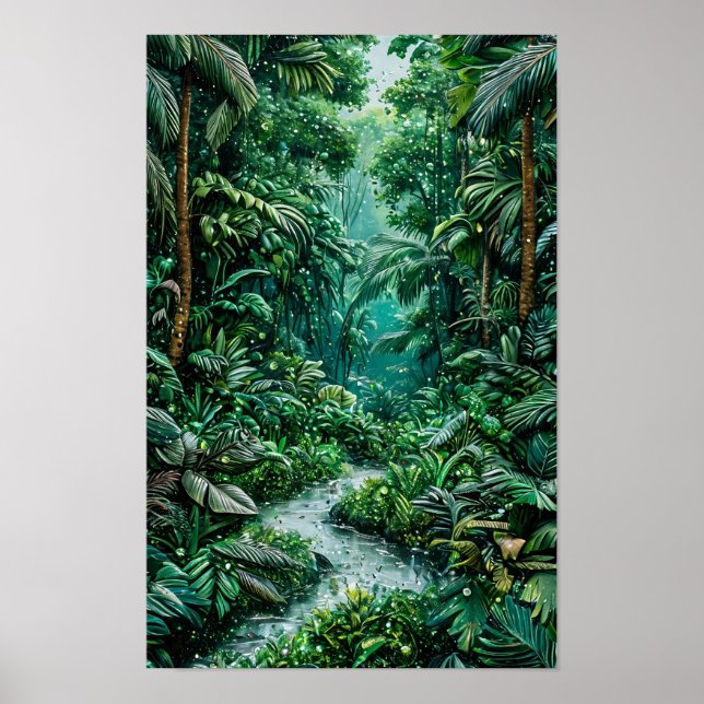 Tropical landscape poster (Front)