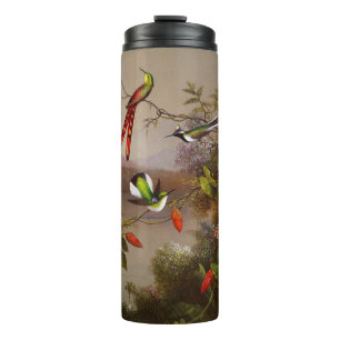 Tropical Landscape with Ten Hummingbirds Heade Thermal Tumbler